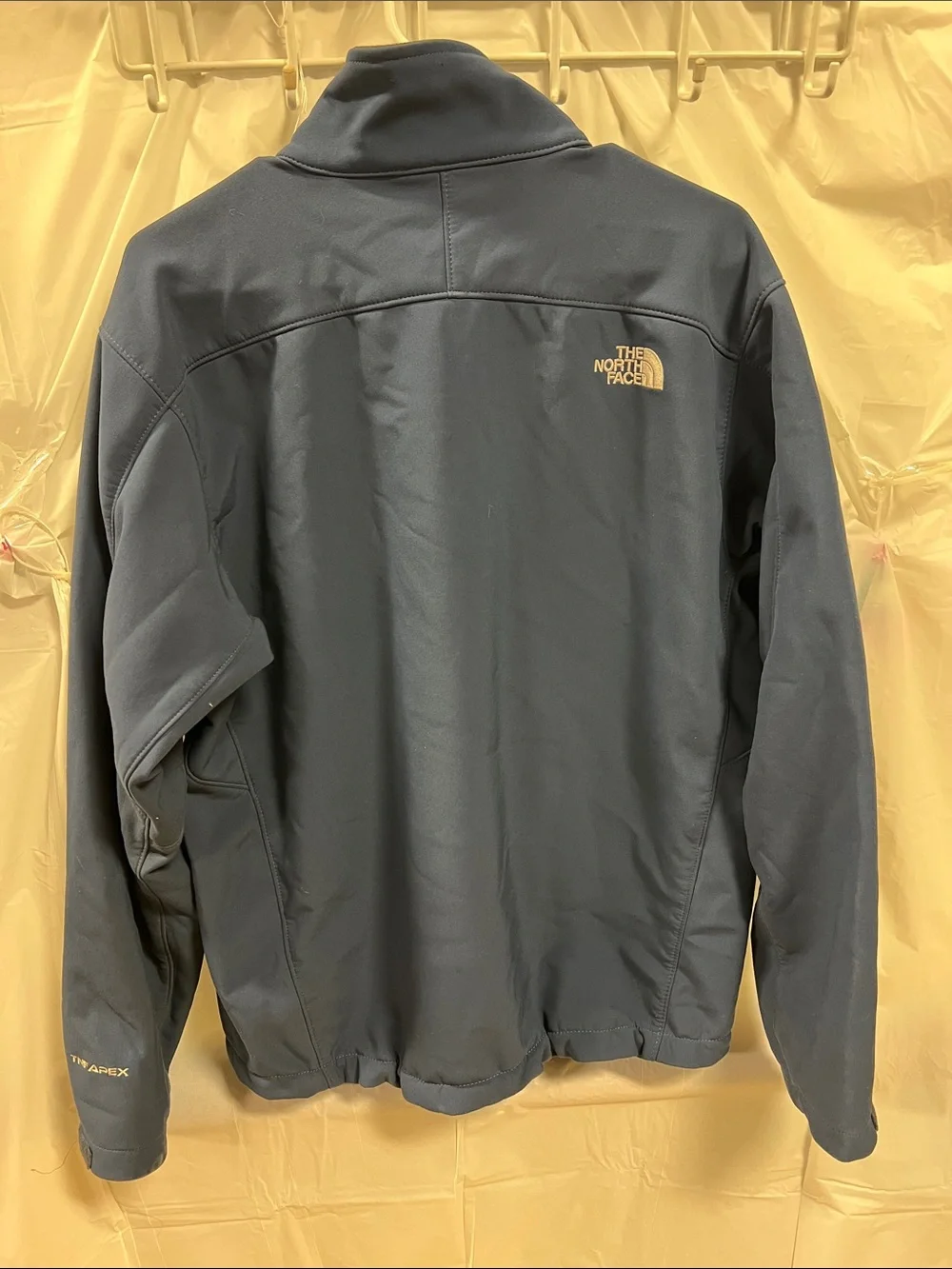The North Face Men's Navy Blue Softshell TNF APex Jacket